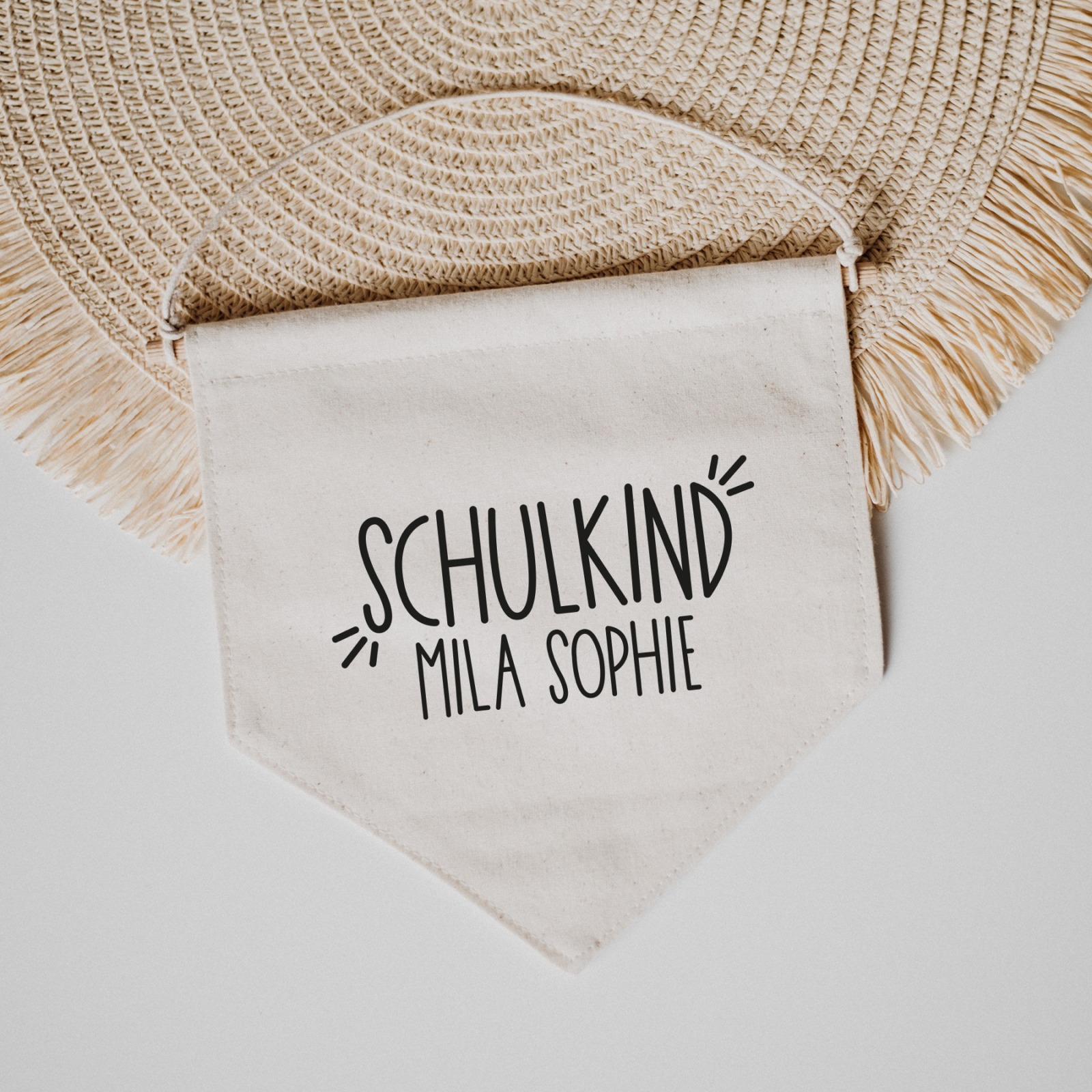 Wimpel Schulkind + Name