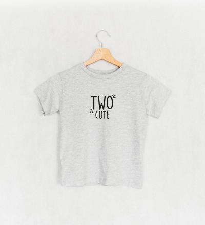 Kinder T-Shirt Zweiter Geburtstag - grau