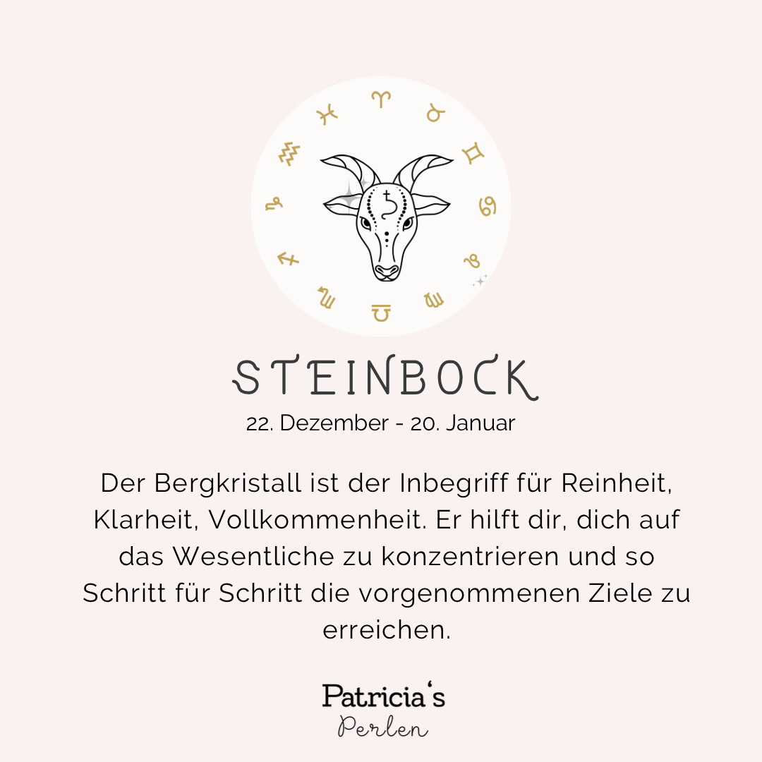 Armband Astro mit Heilstein für das Sternzeichen Steinbock 22.12.-20.01. 3