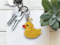 Handgemachter Schlüsselanhänger Ente