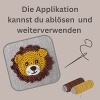 Handgemachte Löwen-Klappkarte aus Kraftpapier für Sternzeichen Löwe Geborene 6