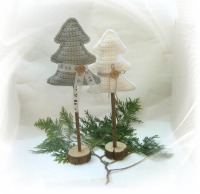 Gehäkelte Tannenbaum-Deko für eine gemütliche Winter- und Weihnachtszeit 8