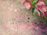 VERTRÄUMTE FINGERHÜTE mit Glitter - romantisches Blumenbild im Shabby Chic Look 7