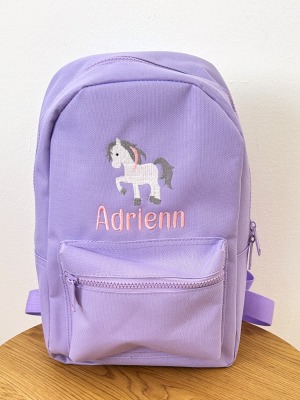 Rucksack Pferd - Kindergartenrucksack mit Namen