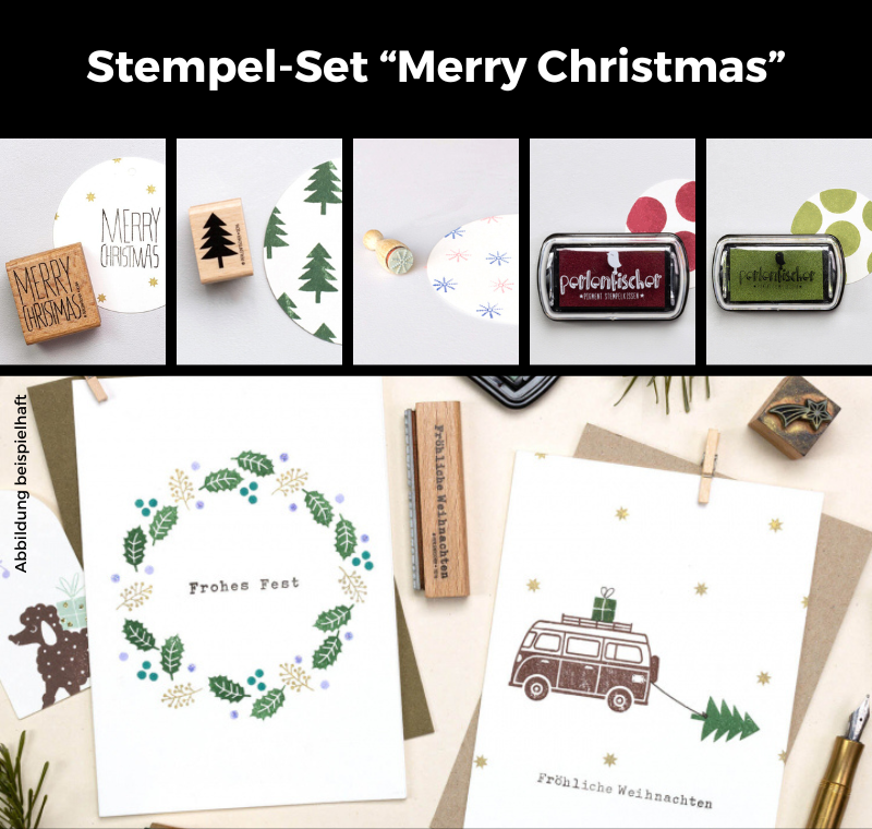 Stempel-Set Merry Christmas