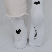 Socken Herz weiße Tennissocken mit Herz Symbol 5