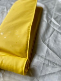 Wickelunterlage abwaschbar wasserdicht Sterne Gelb 7