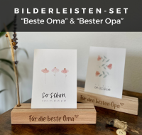 Bilderleisten-Set Bester Opa + Beste Oma