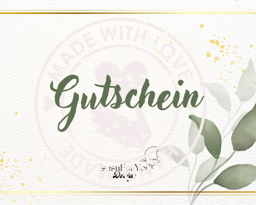 Gutschein Design Gold Floral - Email Version