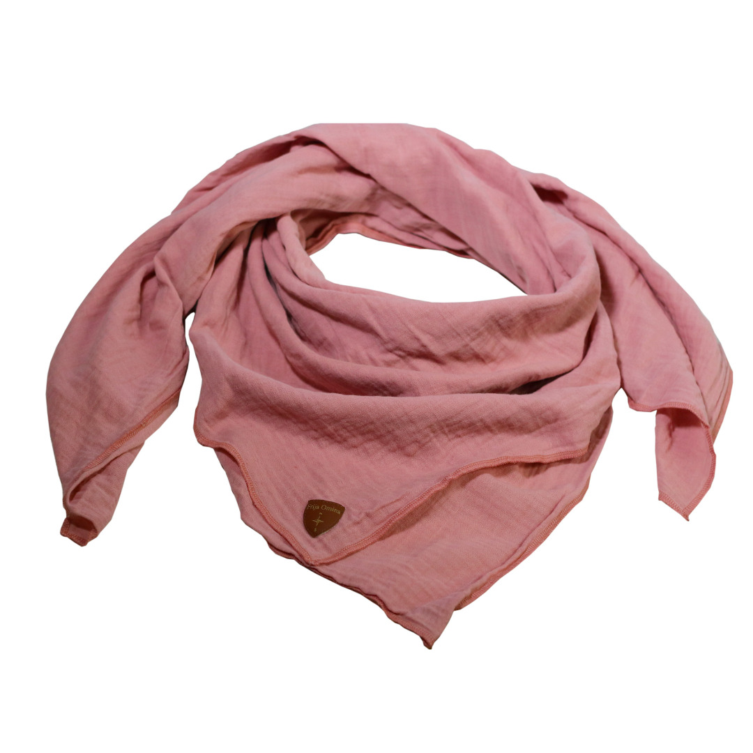 Musselin-Cloth/ Mull-Bandanna Skarna antique pink