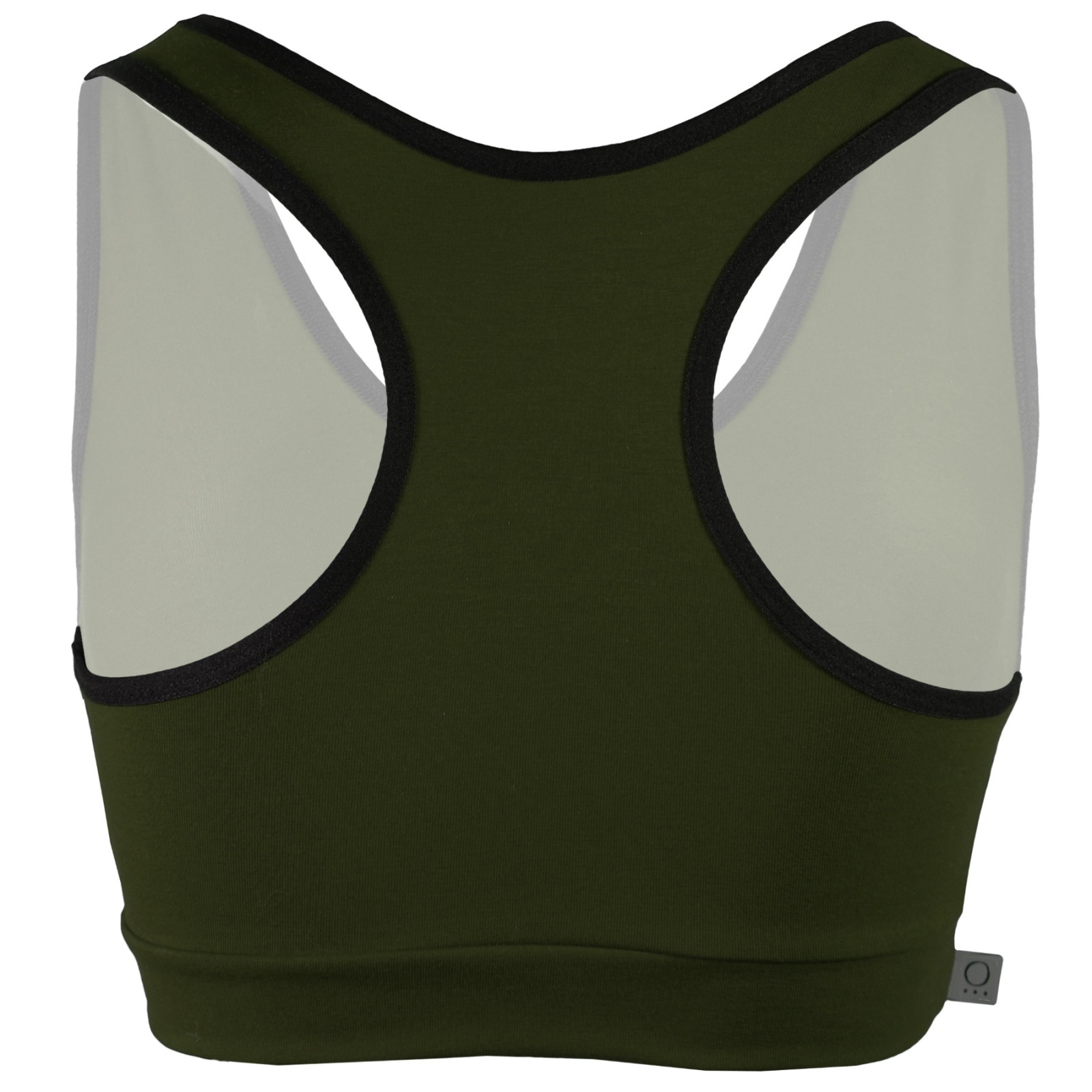 Organic sports top Athla forest army green 2