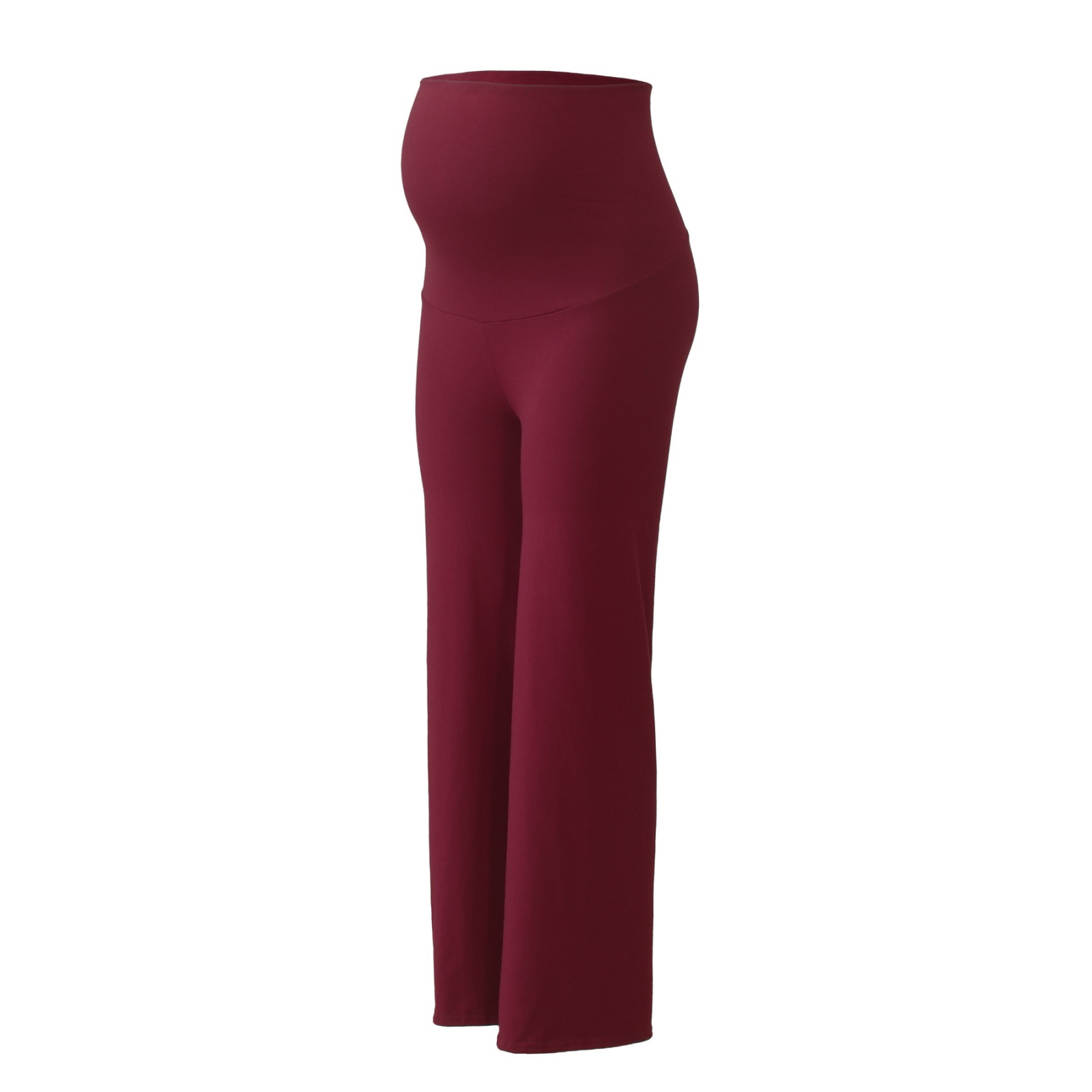 Mama Yoga pants Relaxed Fit aubergine red