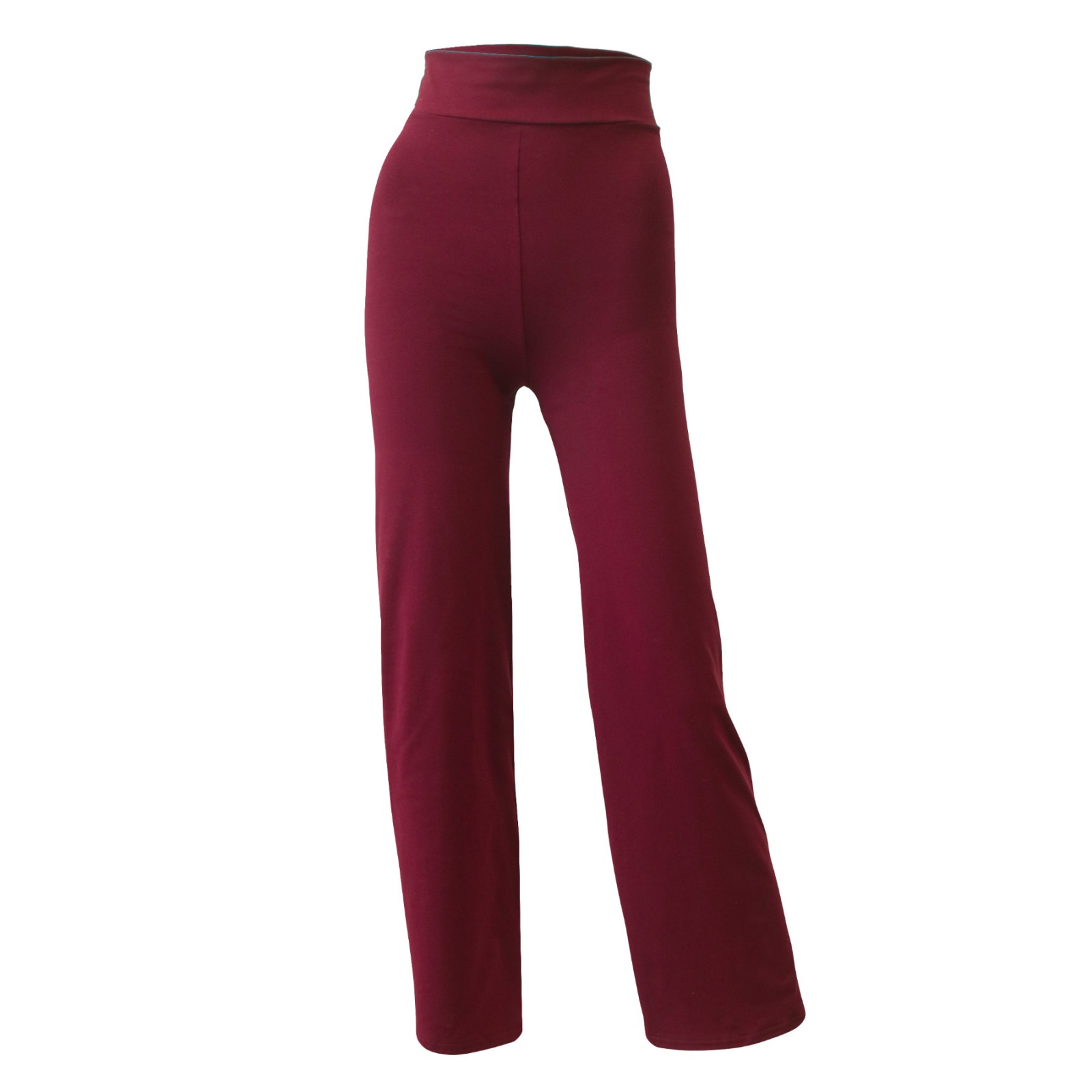 Yoga pants Relaxed Fit aubergine red