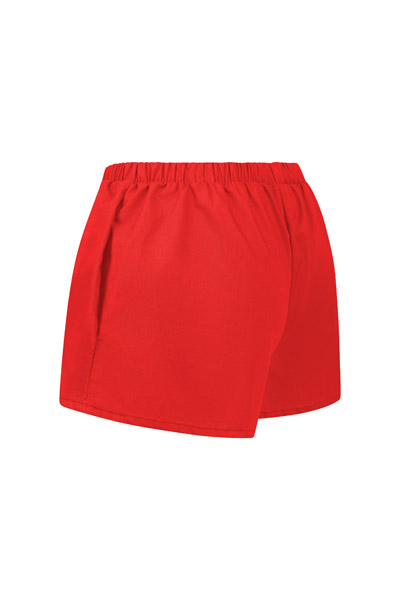Organic women s shorts Smilla, red