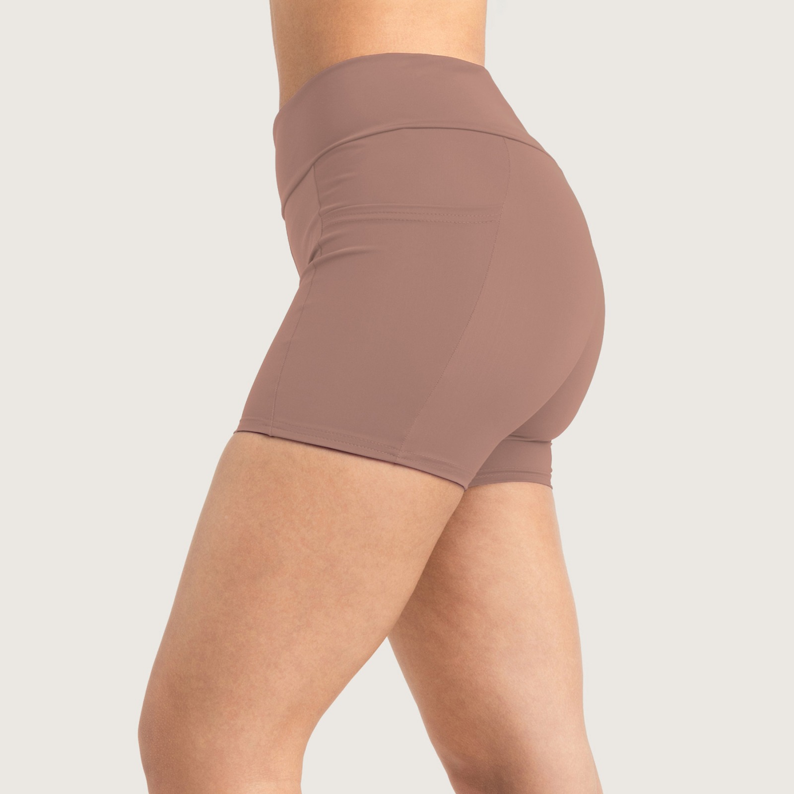 Recycling Running Shorts chai brown