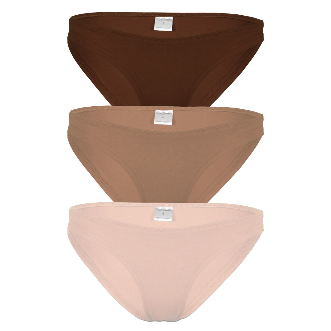 Organic briefs set of elements: Earth - brown, taupe, sandy