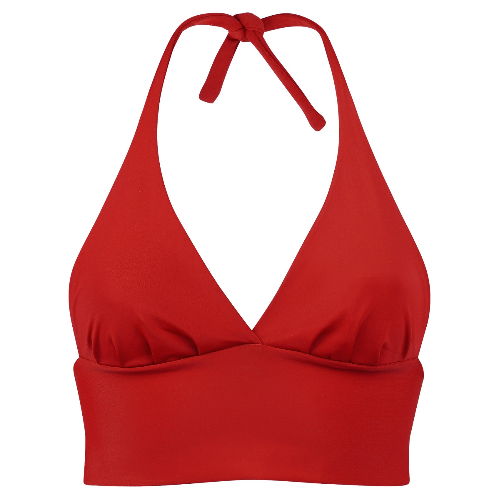 Recycling bikini top Fjordella red