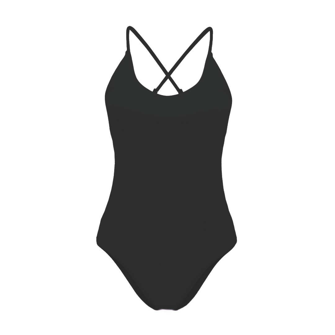 Recycling swimsuit Frøya, black
