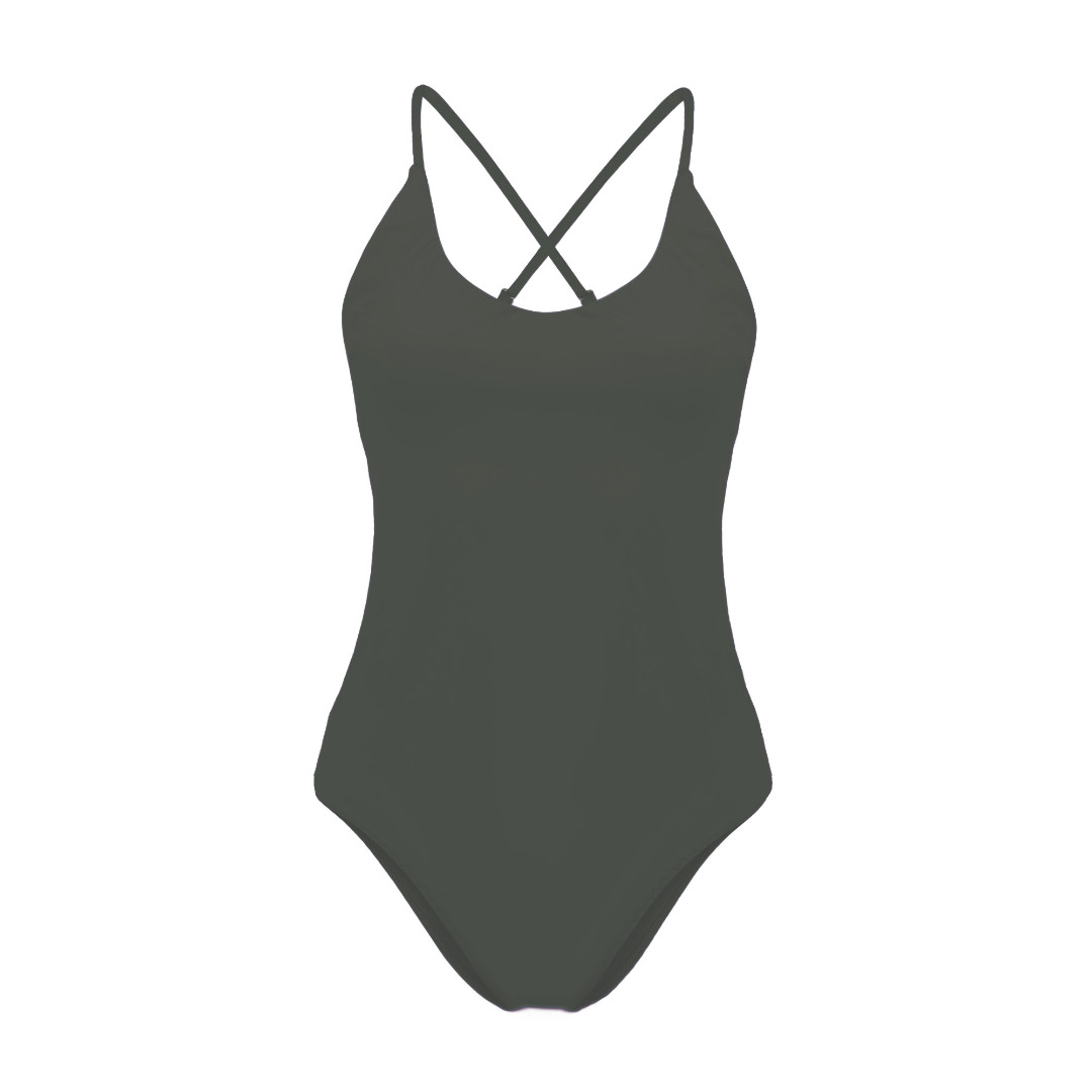 Recycling swimsuit Frøya, titanium