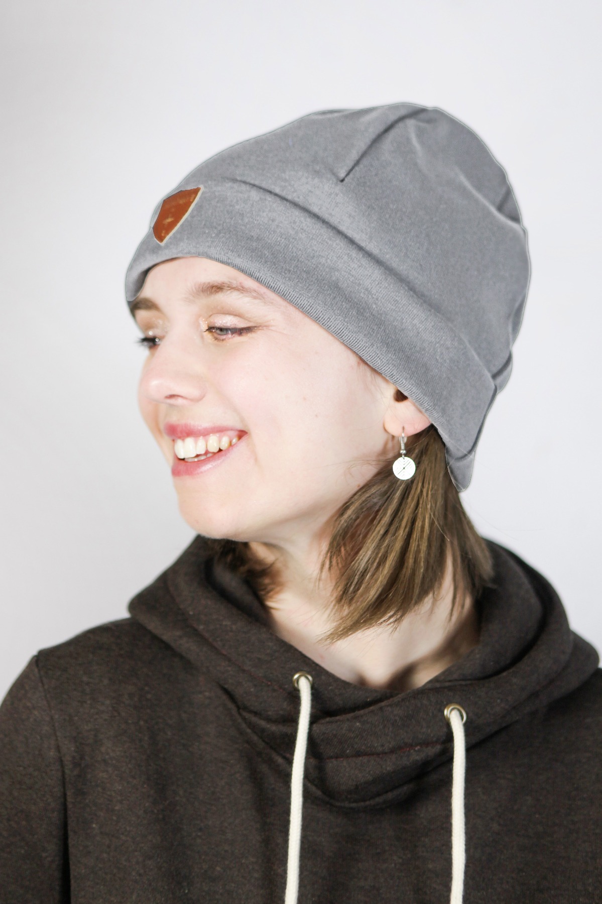 Sustainable beanie hat Basel, grey