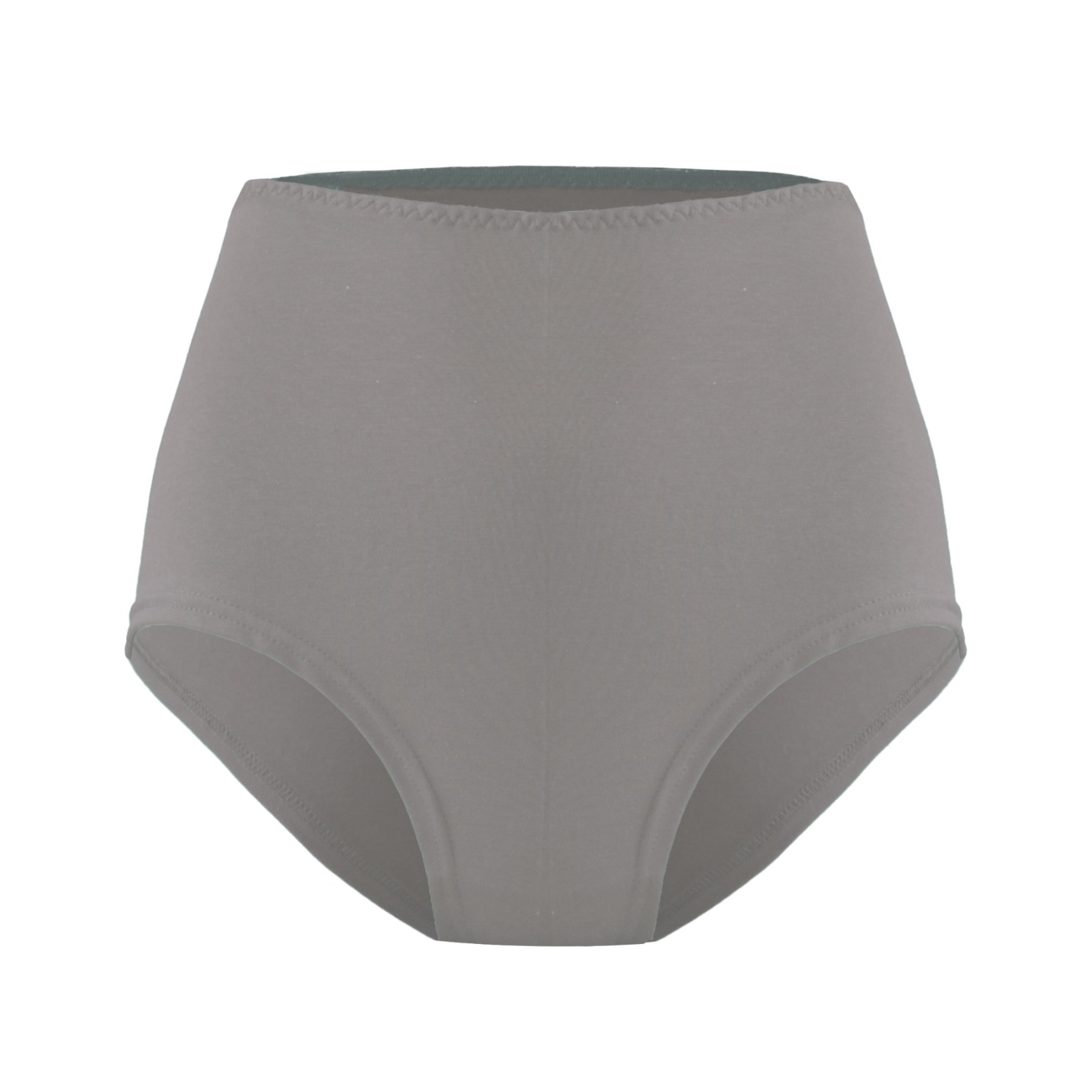 Organic hight waist knickers Lille taupe grey