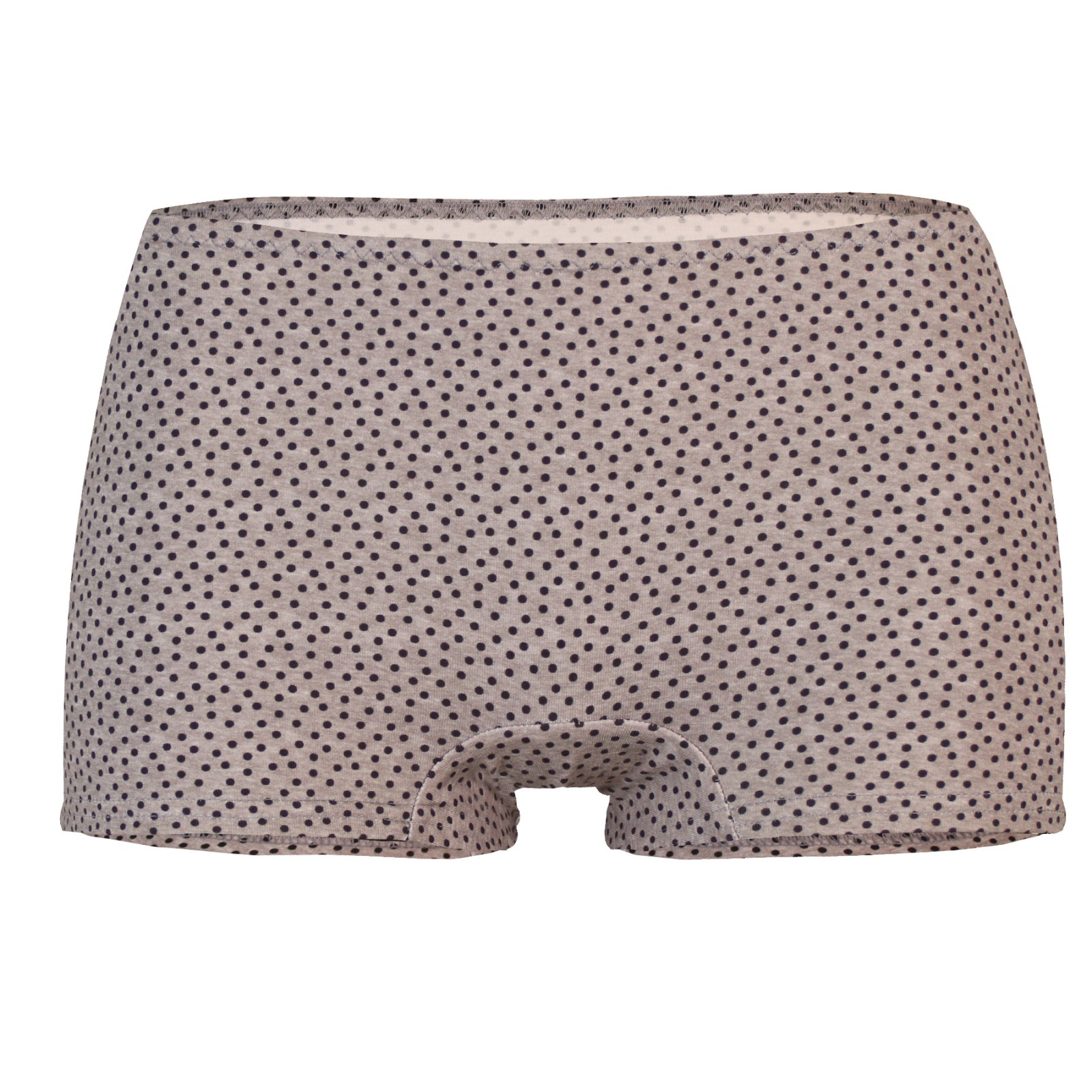 organic panties Erna pattern dots on tinged in grey