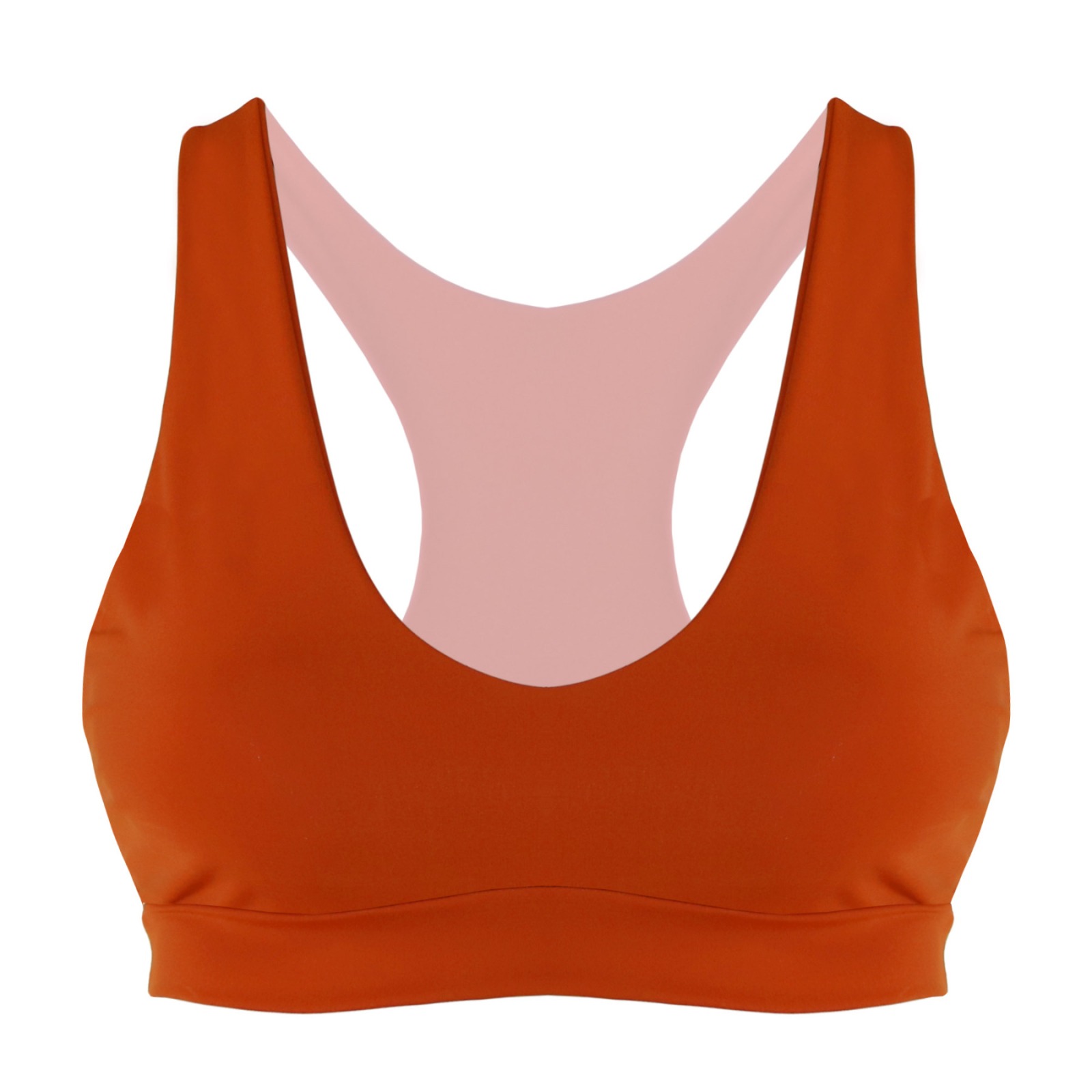 Recycling Bikini-Top Ijoris rost orange 2