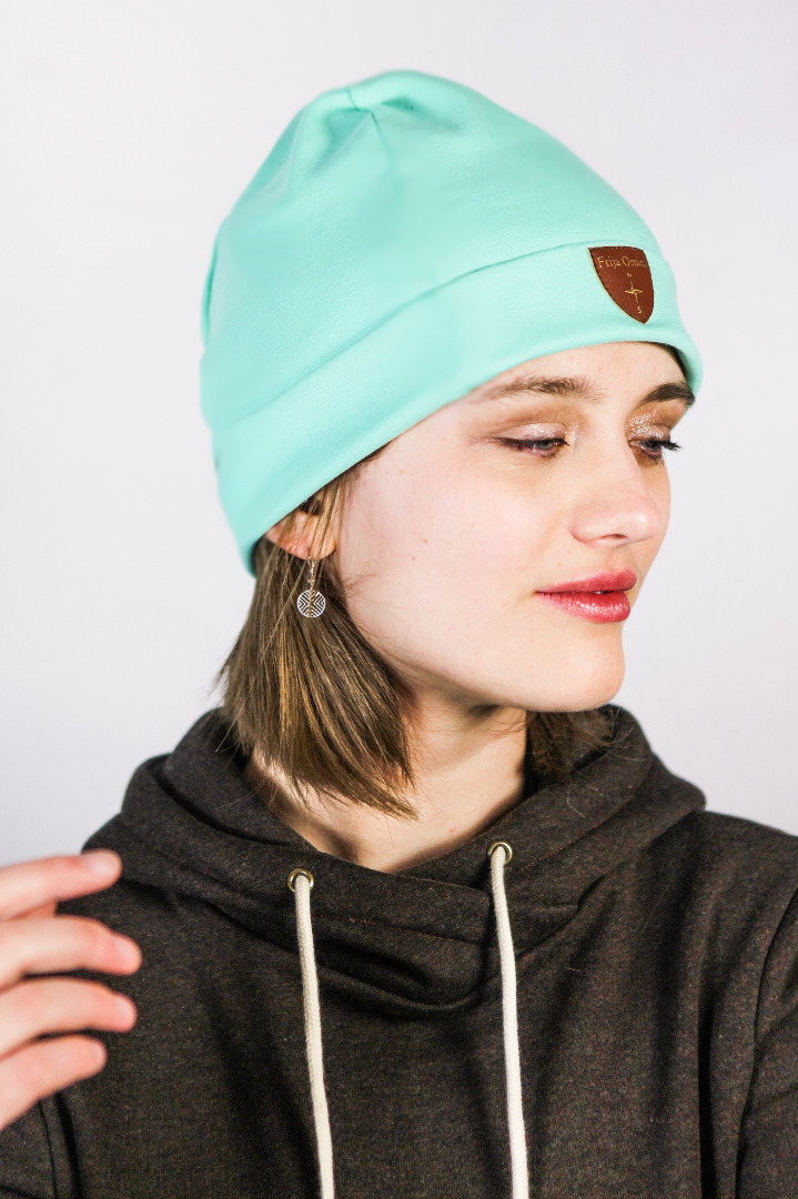 Sustainable beanie hat Basel, mint