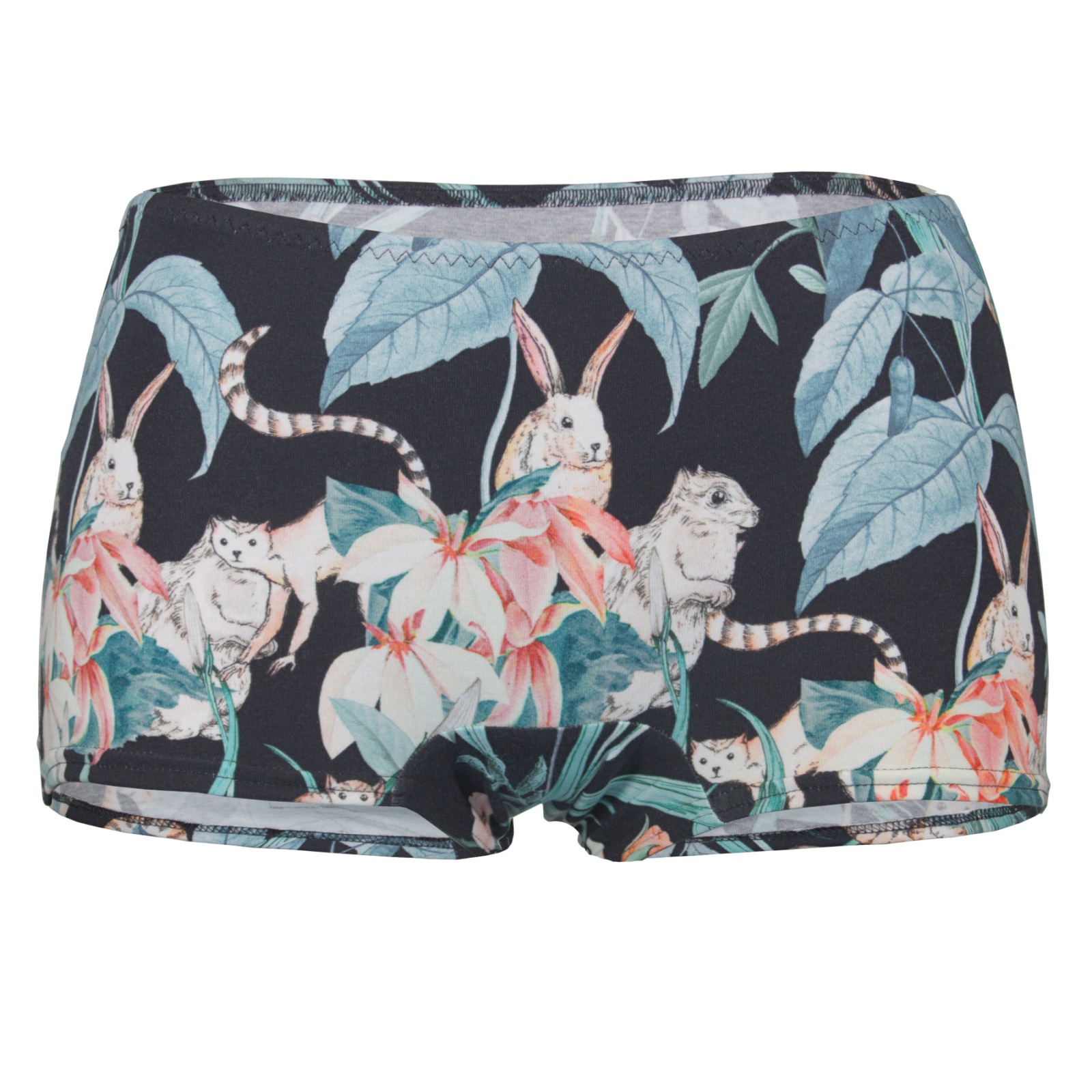 Bio-Panty Erna MusterJungle blau