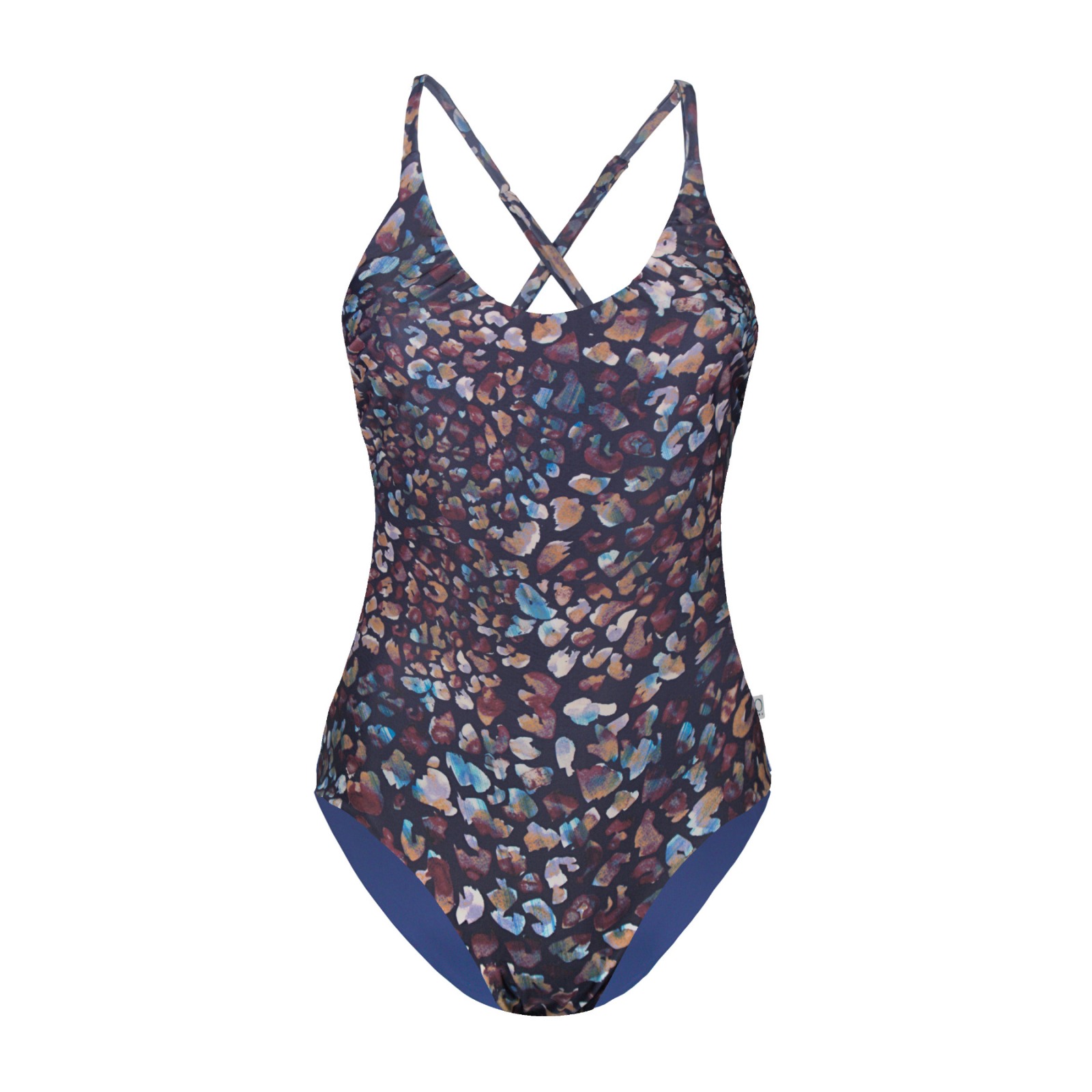 Recycling swimsuit Frøya Juvel + blue