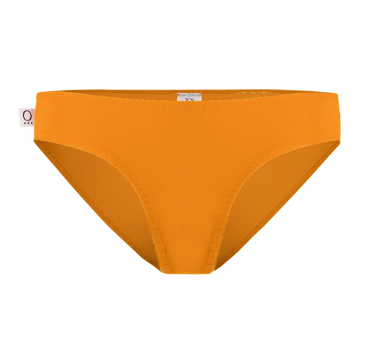 Recycling bikini panties Nomi mango yellow
