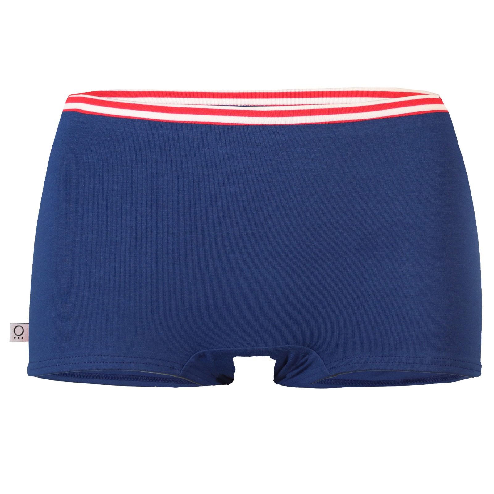Organic cotton Bikini Shorts Isi Marine / red stripes