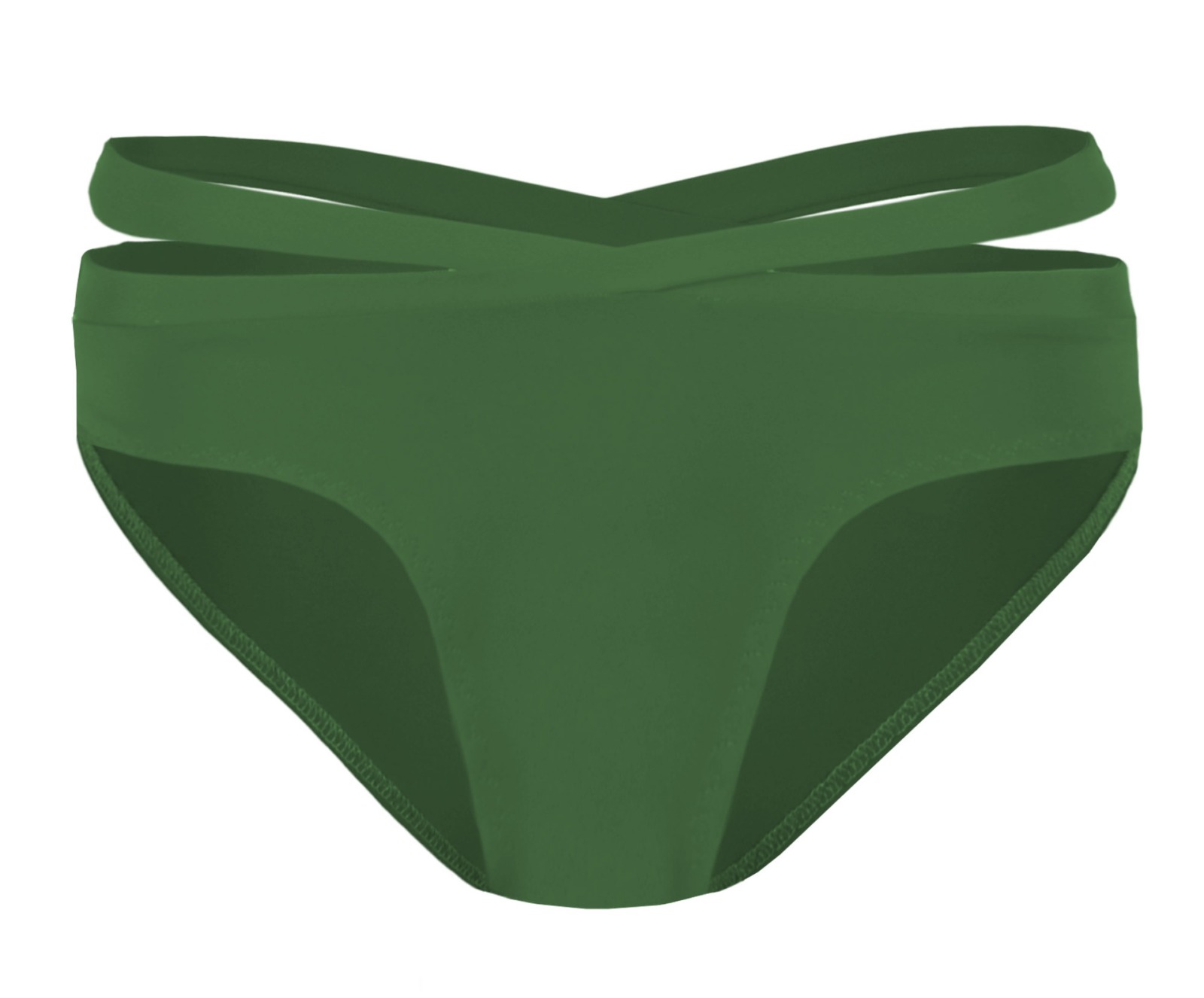 Recycling Bikinihose Johto uni olive grün