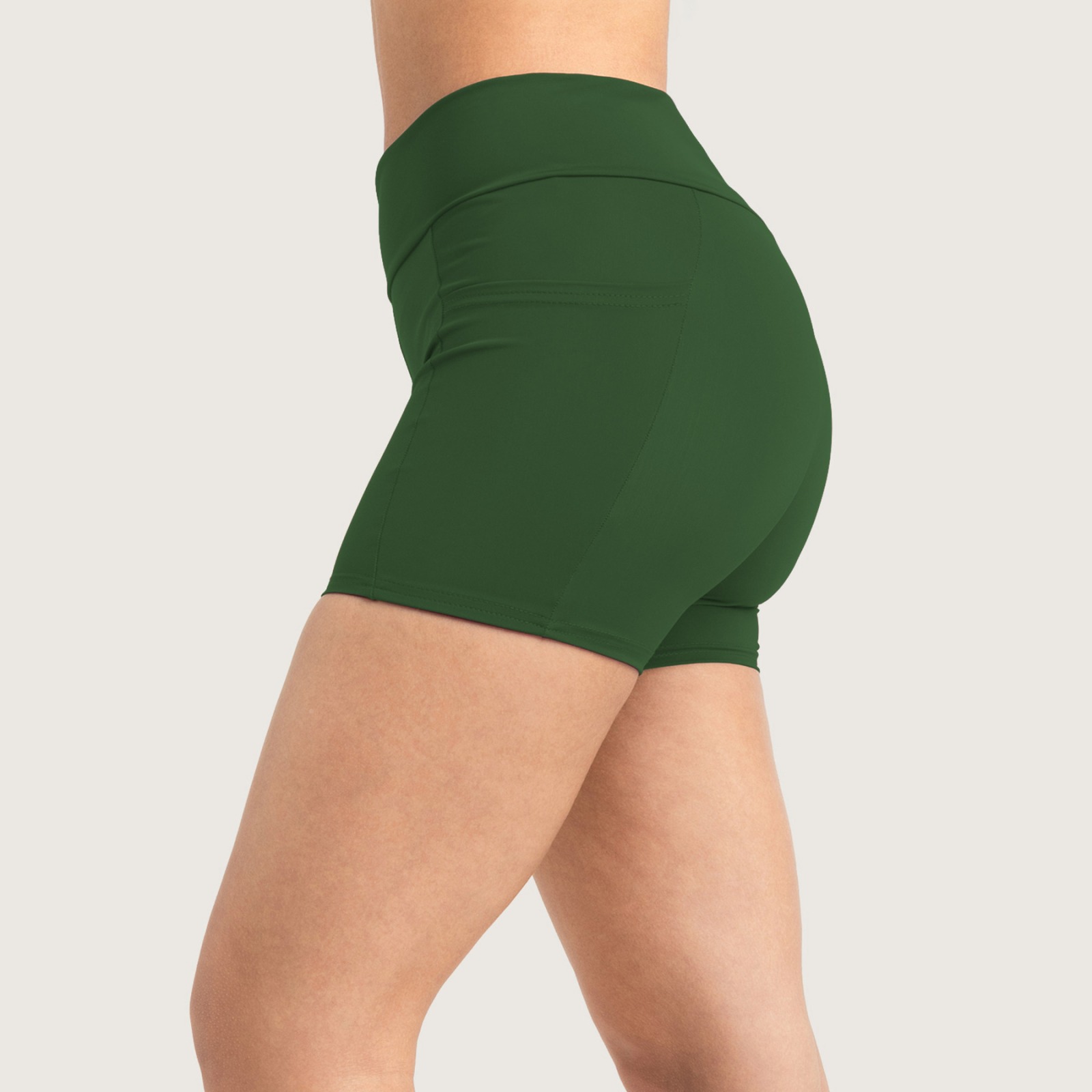 Recycling Running Shorts olive green