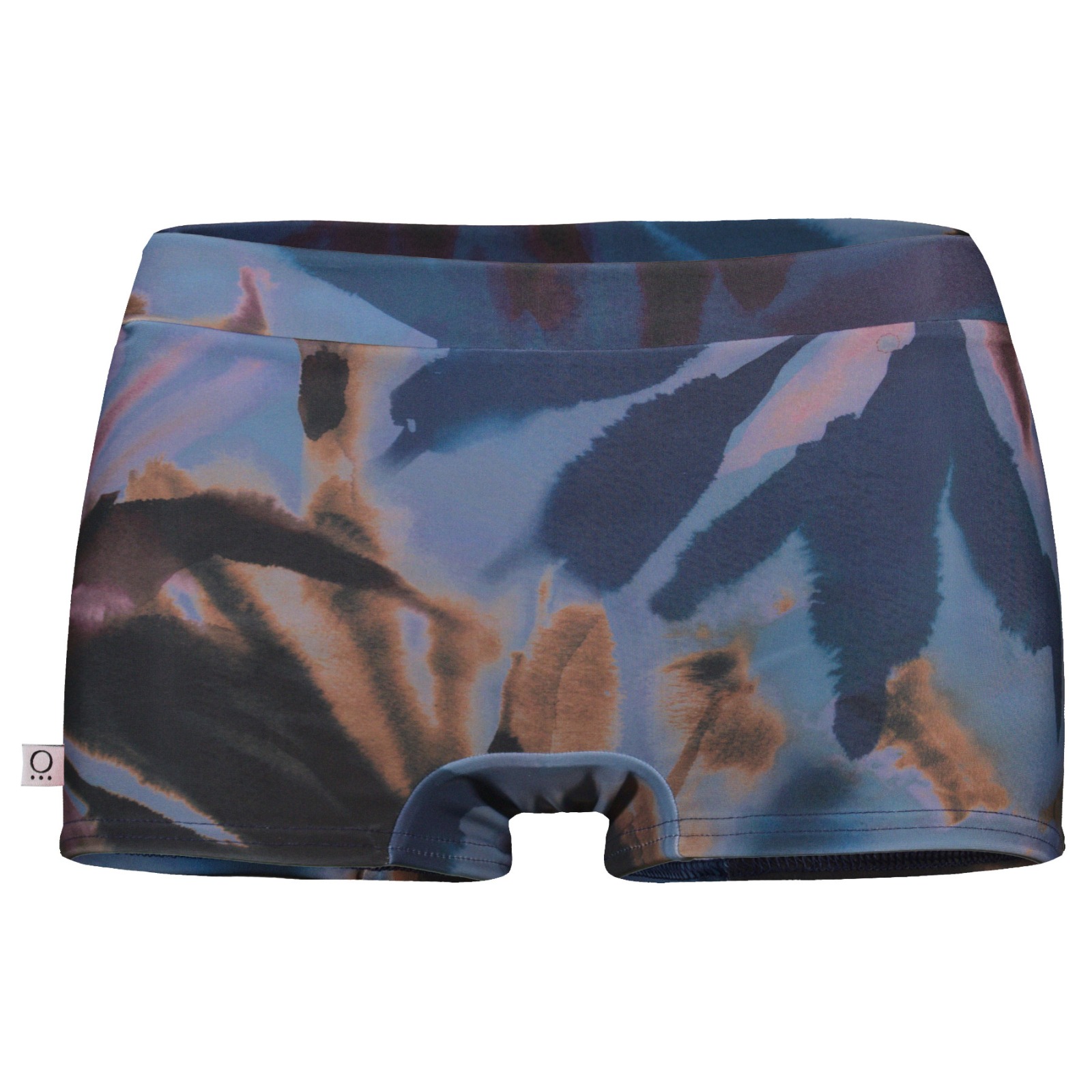 Recycling bikini shorts Isi Palm + blue
