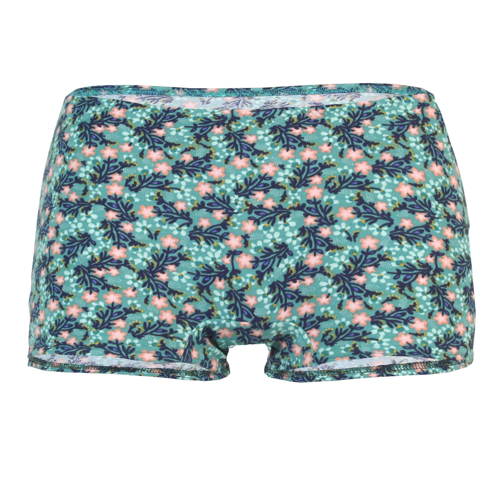 organic panties Erna pattern Bloom green