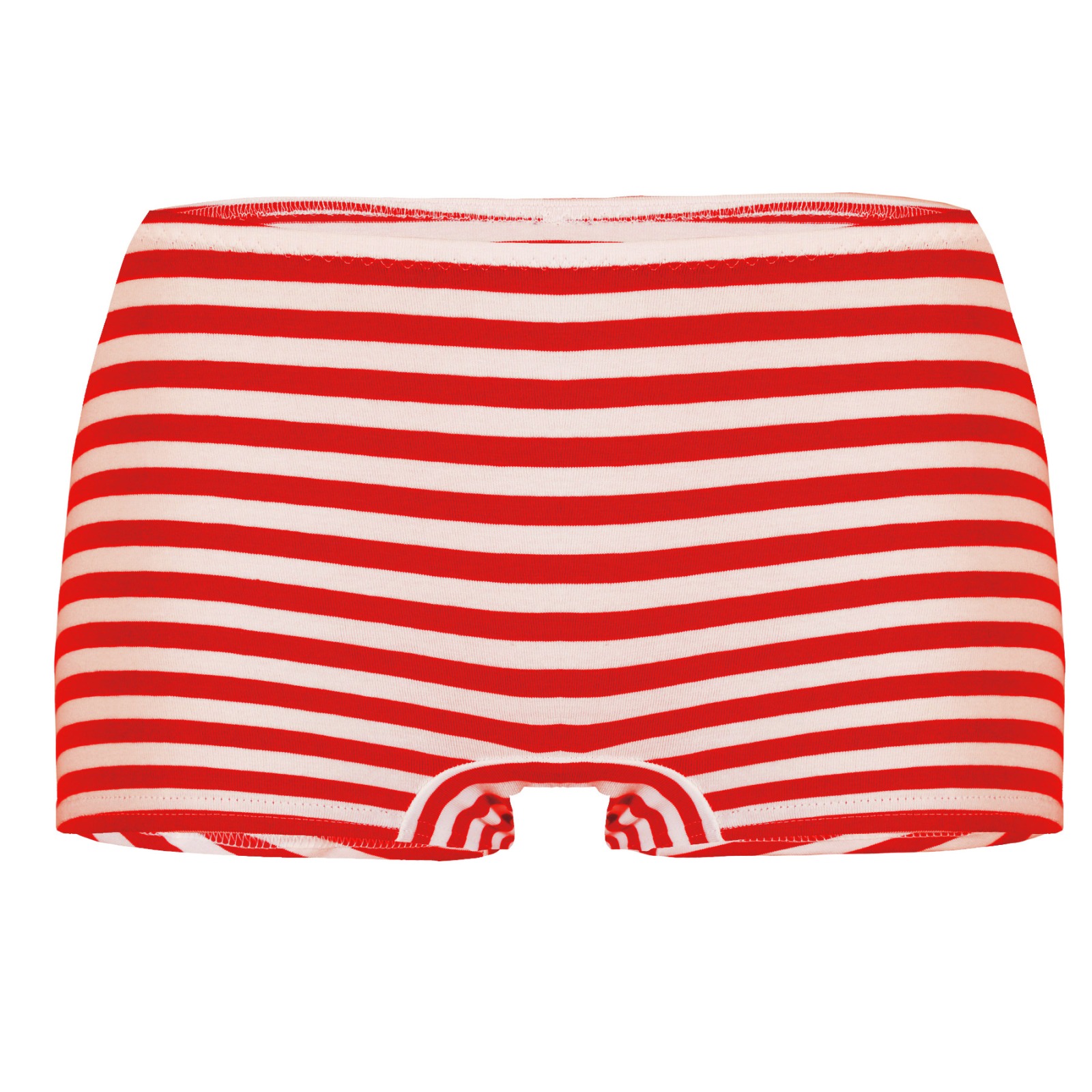 organic panties Erna Stripes red-white red
