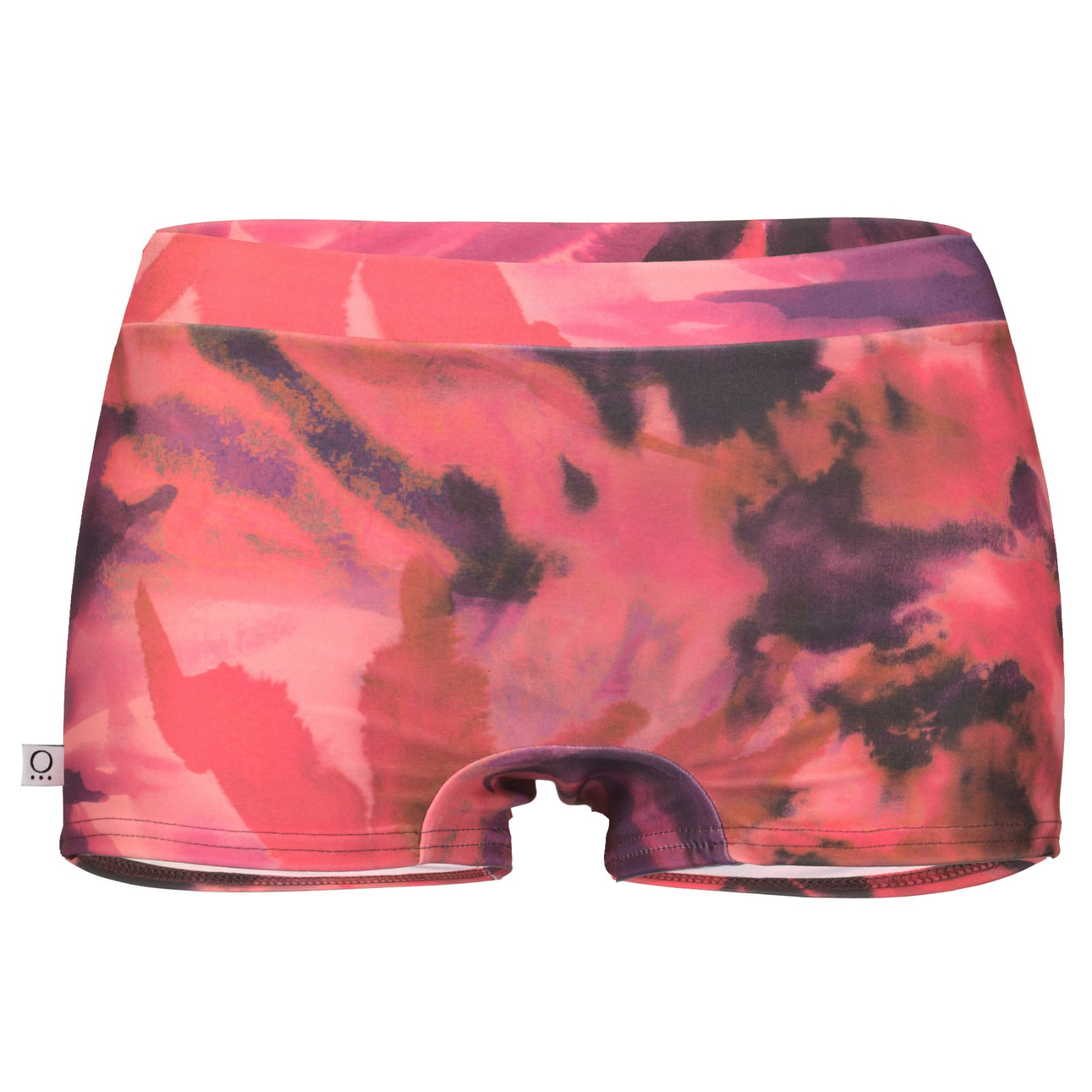 Recycling bikini shorts Isi Palm + tinto red