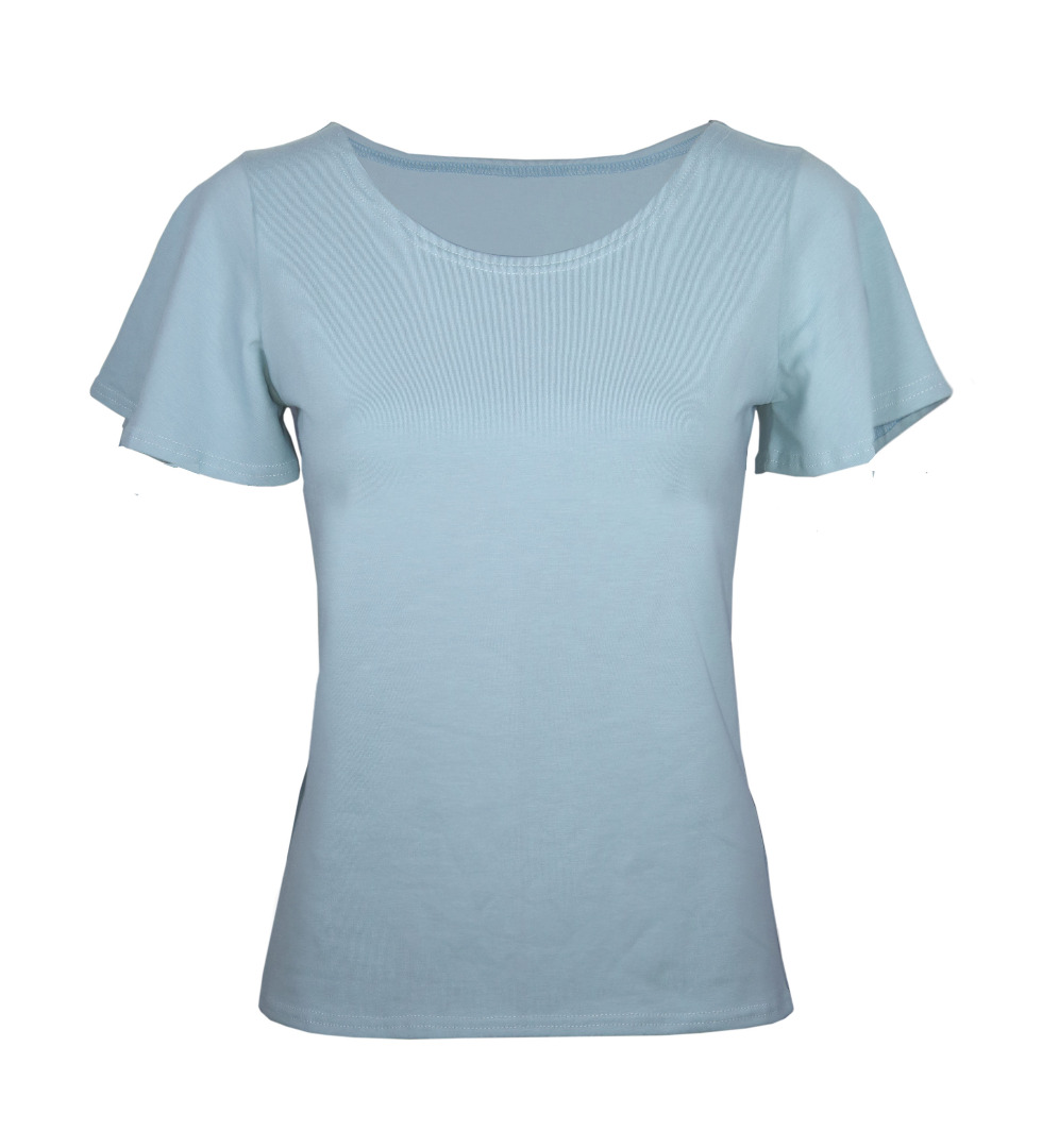 Bio T-Shirt Vinge lichtblau