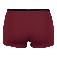Organic cotton Bikini Shorts Isi aubergine / black 2