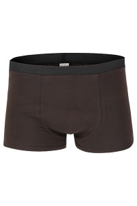 Organic men s trunk boxer shorts, brown