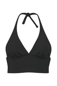 Recycling bikini top Fjordella, black 3