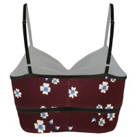 Bio Bustier Yoga Daisy aubergine rot 2