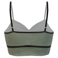 Organic bustier Yoga Dots Forest green 2