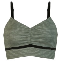 Organic bustier Yoga Dots Forest green