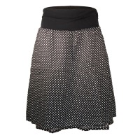 Organic skirt Freudian, black with little dots 3