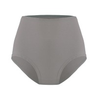 Organic hight waist knickers Lille taupe grey