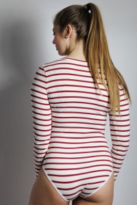 Bio Body Langli, red / white stripes 2