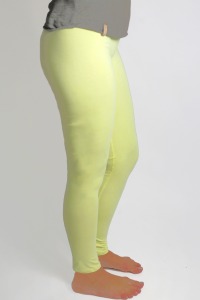 Bio Leggings, lemon light yellow