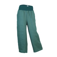 Bio hemp trousers Lola ocean green